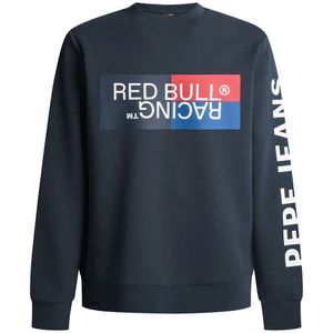 Red Bull Racing Colour Block Graphic Crew Sweatshirt