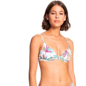 Roxy Side Beach Classics Fixed Triangle Bikini Top Wit XL Vrouw