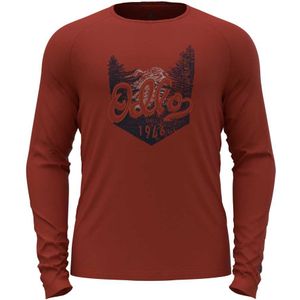 Odlo Merino 200 Logo Long Sleeve T-shirt Rood 2XL Man