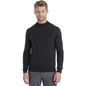 Icebreaker Merinofine™ Luxe Half Zip Sweater Zwart M Man