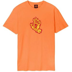 Santa Cruz Flame Hand T-shirt Met Korte Mouwen
