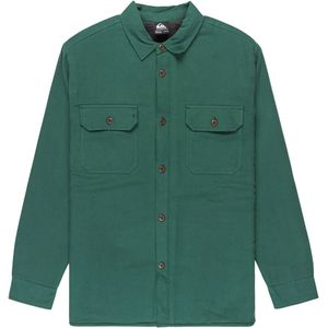 Quiksilver - Husson Sherpa - Overhemd - Trekking Green - Lange Mouwen - 100% Katoen