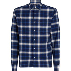 Tommy Hilfiger Brushed Shadow Check Rf Overhemd Met Lange Mouwen