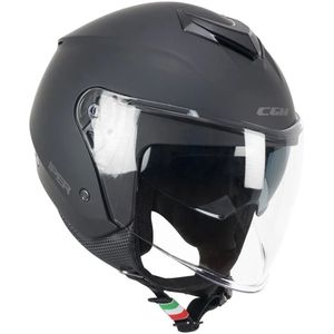 126 IPER - Motorhelm - Zwart - HPT - ECE-R 22.06