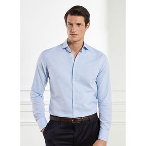 Hackett Luxe Flannel Long Sleeve Shirt Blauw L Man