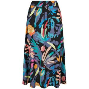Urban Classics Viscose High Waist Midi Skirt Veelkleurig 3XL Vrouw