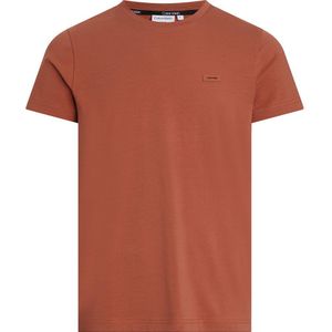 Calvin Klein Stretch Slim Fit Short Sleeve T-shirt 2 Units Oranje XL Man