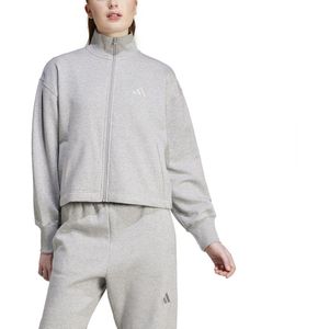 Adidas All Szn Fleece Graphic Jacket Grijs XL Vrouw