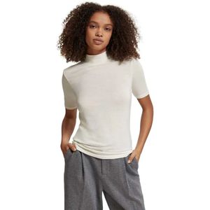 Scotch & Soda 177578 Korte Mouwen Hoge Hals T-shirt