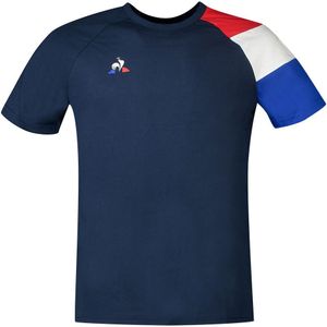 Le Coq Sportif Presentation Tri N1 Short Sleeve T-shirt Rood,Wit,Blauw XS Man