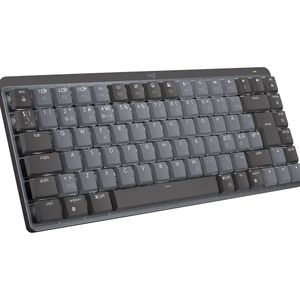 Logitech MX Mini Mechanical toetsenbord RF-draadloos + Bluetooth QWERTY Deens, Fins, Noors, Zweeds Grafiet, Grijs