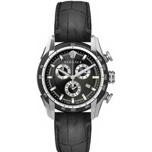 Versace Watches Ve2i00121 Watch Zwart,Zilver