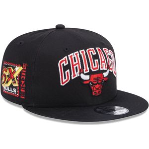 New Era Nba Patch 9fifty Chicago Bulls Cap Zwart S-M Man