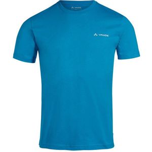 Vaude Brand Short Sleeve T-shirt Blauw S Man
