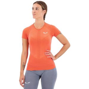 Salewa Zebru Responsive Short Sleeve Base Layer Roze XL Vrouw