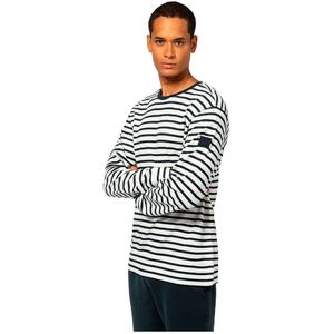 Super.natural - M SOLUTION STRIPE BIO CREW - Gebreide Trui - Wit