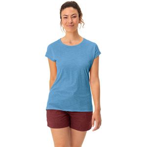Vaude Moja Iv Short Sleeve T-shirt Blauw 38 Vrouw