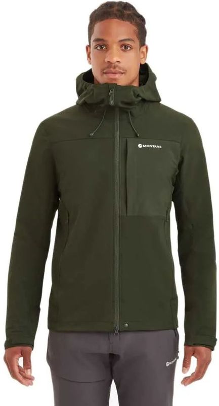 Montane Tenacity Xt Hoodie, softshelljas, heren, groen
