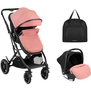 Kikkaboo 3 In 1 Alba Seat Baby Stroller Roze