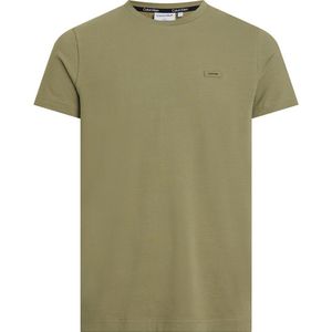 Calvin Klein Stretch Slim Fit Short Sleeve T-shirt 2 Units Groen S Man