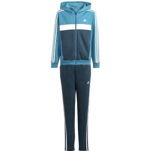 Adidas Tiberio 3 Fleece Trainingspak Met Strepen En Kleurblokken