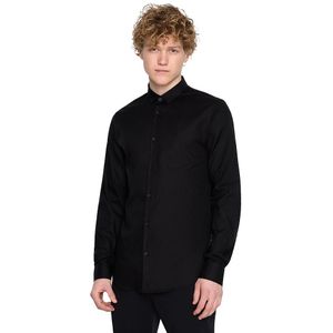Armani Exchange 8nzc49_znyxz Long Sleeve Shirt Zwart XL Man