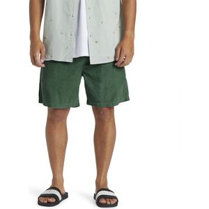Quiksilver Taxer Cord Shorts Groen XS Man