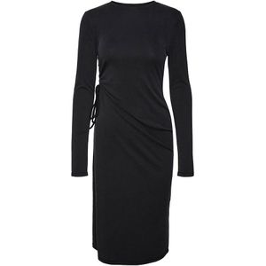 Vero Moda Phine Long Sleeve Long Dress Zwart XS Vrouw