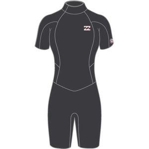 Billabong Launch 2/2 Mm Dames Shorty Met Ritssluiting Aan De Achterkant