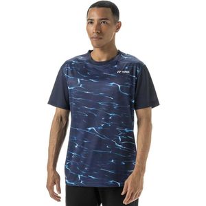 Yonex 16639ex Short Sleeve T-shirt Blauw XL Man