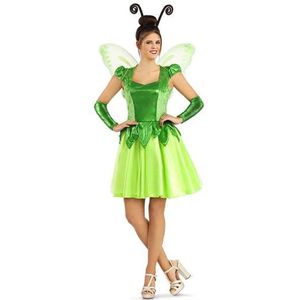 Viving Costumes Fairy Girl Custom Groen XL
