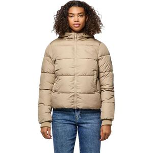 Pieces - Bee New - Gewatteerde Jas - Kort - Capuchon - Polyester