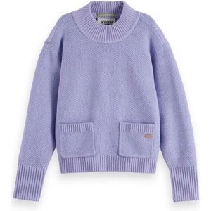 Scotch & Soda Mock Neck Front Pockets Trui