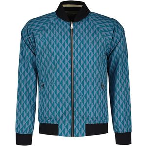Scotch & Soda - 180290 - Bomberjack - Blauw - Omkeerbaar - Nylon