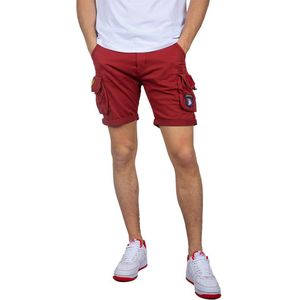 Alpha Industries Crew Patch Shorts Rood 36 Man