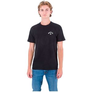 Hurley Evd Parrot Party Short Sleeve T-shirt Zwart S Man