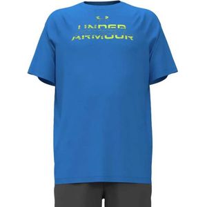 Under Armour - Tech Split Wordmark - T-shirt - Korte Mouwen - 100% Polyester