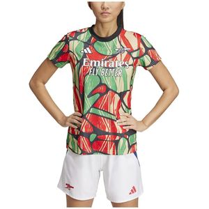 Adidas Arsenal Fc 24/25 Voor De Wedstrijd Dames T-shirt Met Korte Mouwen