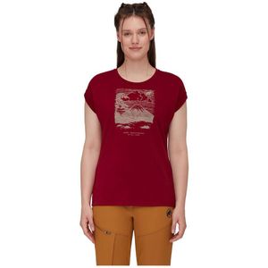 Mammut Mountain Fujiyama Short Sleeve T-shirt Rood S Vrouw