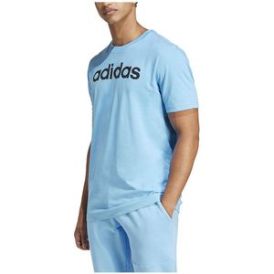 Adidas Essentials Single Jersey Linear Short Sleeve T-shirt Blauw 3XL / Regular Man