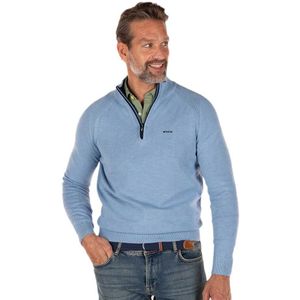 Nza New Zealand Clive Half Zip Sweater Blauw M Man