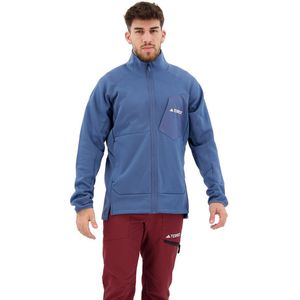 Adidas Organiser Xperior Medium Fleece Full Zip Fleece Blauw XL Man