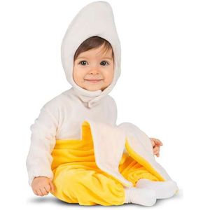 Viving Costumes Banana Baby Custom Geel 7-12 Months