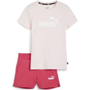 Puma Logo Tracksuit Roze 9-10 Years Meisje