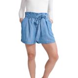 Superdry - Desert Paperbag - Korte Jeans - Blauw - 100% Lyocell