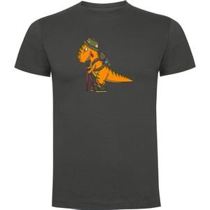 Kruskis Dino Trek Short Sleeve T-shirt Zwart XL Man