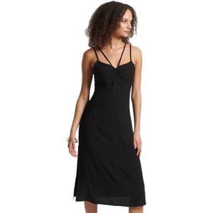 Superdry Vintage Cami Strappy Dress Zwart XL Vrouw
