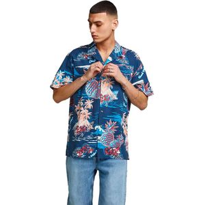 Jack & Jones Tropicana Resort Overhemd Met Korte Mouwen