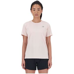 New Balance Sport Essentials Short Sleeve T-shirt Beige XS Vrouw