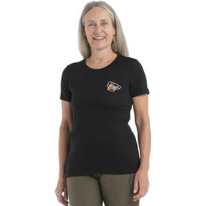 Icebreaker 150 Tech Lite Ii Community Merino T-shirt Met Korte Mouwen Zwart M Vrouw